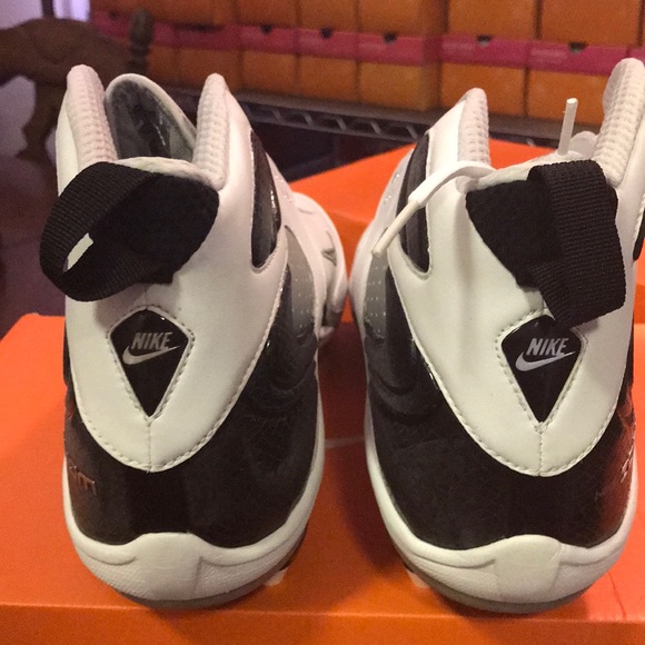 New in box Nike AIR ZOOM BLADE PRO D football cleats white black mens 315776 101 main image 8